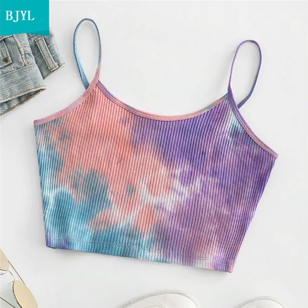 2021 new fashion women summer tie dye ribbed knitted crop camis female casual tank vest sleeveless streetwear clubwear d0ks, White
2021 new fashion women summer tie dye ribbed knitted crop camis female casual tank vest sleeveless streetwear clubwear d0ks, White