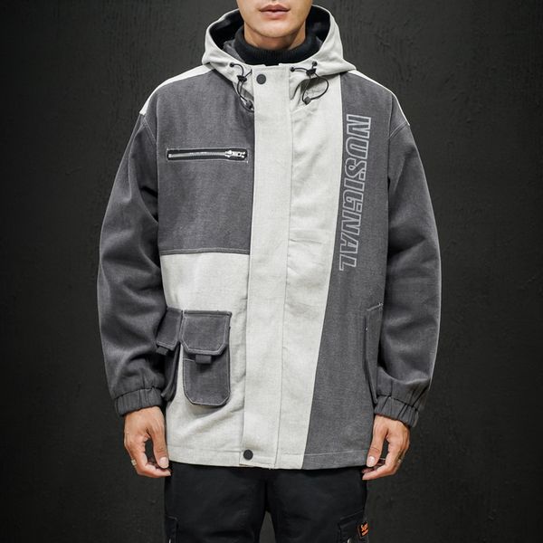 men's fashion tooling jacket loose casual spring and autumn solid color large pocket coat size kg-208, Black;brown
men's fashion tooling jacket loose casual spring and autumn solid color large pocket coat size kg-208, Black;brown