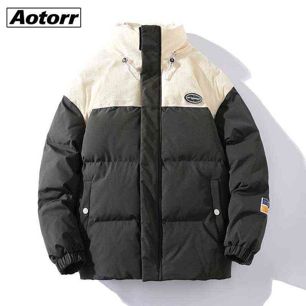 new winter men's thicken parkas jackets fashion patchwork stand collar men cotton clothing street trendy men outdoor parka coat y1103, Black
new winter men's thicken parkas jackets fashion patchwork stand collar men cotton clothing street trendy men outdoor parka coat y1103, Black