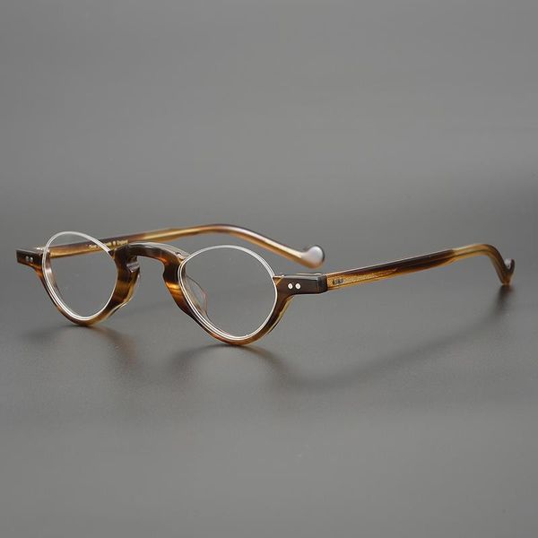 half handmade eyeglasses frame glasses acetate women luxury frame prescription small myopia collection optical vintage men cvkqk, White;black
half handmade eyeglasses frame glasses acetate women luxury frame prescription small myopia collection optical vintage men cvkqk, White;black