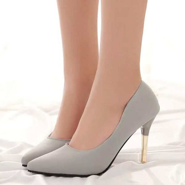 dress shoes brand ladies pointed toe spring pumps slip on thin high heels women office party woman, Black
dress shoes brand ladies pointed toe spring pumps slip on thin high heels women office party woman, Black