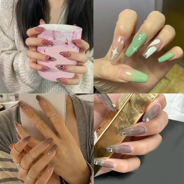 false nails decoration wearable press on fake star butterfly crystal love heart with jelly stickers long glitter, Red;gold
false nails decoration wearable press on fake star butterfly crystal love heart with jelly stickers long glitter, Red;gold