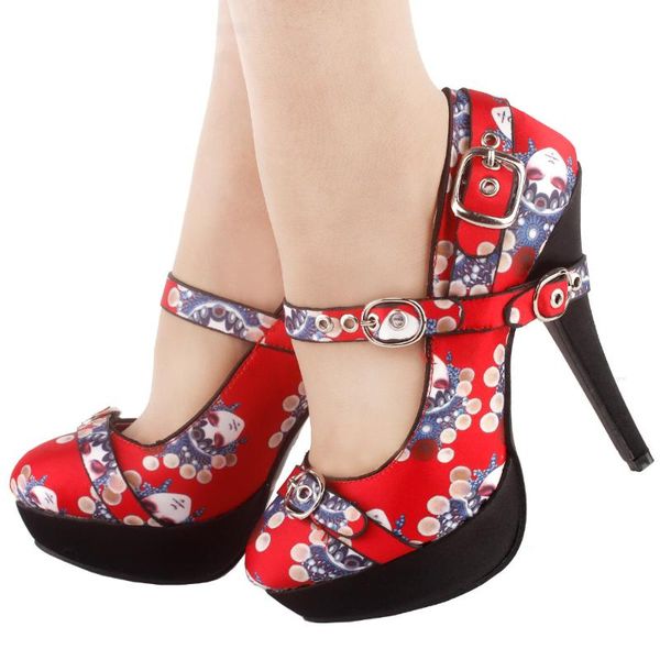 dress shoes lf30480 show story retro peking opera buckle strappy mary jane platform high heel stiletto pumps, Black
dress shoes lf30480 show story retro peking opera buckle strappy mary jane platform high heel stiletto pumps, Black