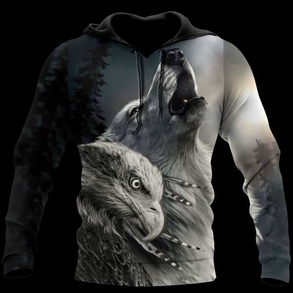 men's hoodies & sweatshirts eagle and native wolf 3d printed art autumn fashion hoodie casual streetwear zip harajuku sport oversized, Black
men's hoodies & sweatshirts eagle and native wolf 3d printed art autumn fashion hoodie casual streetwear zip harajuku sport oversized, Black