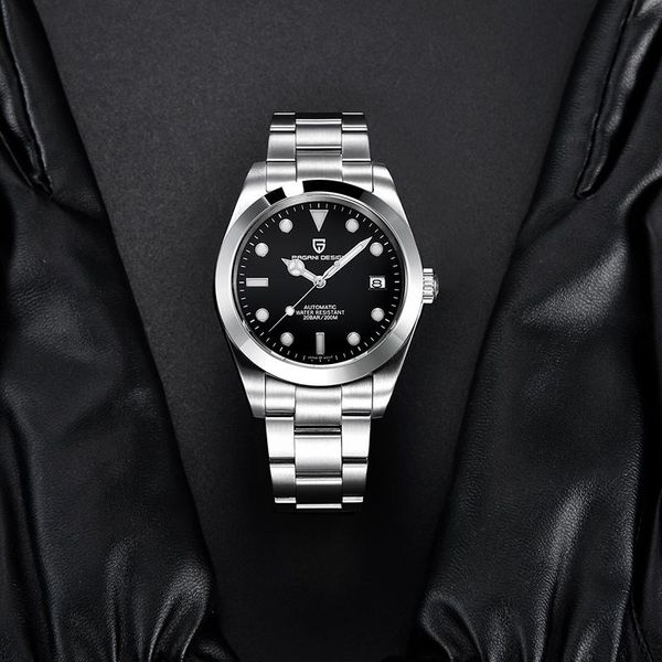 wristwatches pagani design luxury fashion men's mechanical brand stainless steel waterproof sapphire glass automatic watch, Slivery;brown
wristwatches pagani design luxury fashion men's mechanical brand stainless steel waterproof sapphire glass automatic watch, Slivery;brown