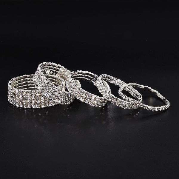 bangle 5 style fashion women gilr stretch elasticity rhinestone crystal shiny bracelet party wedding gift, Black
bangle 5 style fashion women gilr stretch elasticity rhinestone crystal shiny bracelet party wedding gift, Black