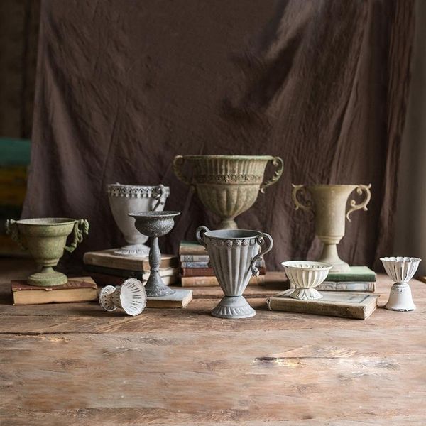 vases classical goblet flower device moss rust color column vase and pot retro nostalgic iron european style
vases classical goblet flower device moss rust color column vase and pot retro nostalgic iron european style