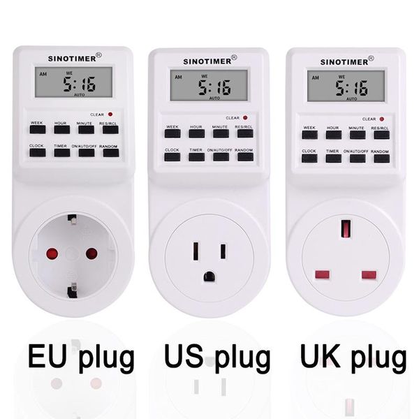 timers eu us uk fr br plug electrical weekly programmable wall digital plug-in timer power socket switch outlet time clock 230v 120v ac
timers eu us uk fr br plug electrical weekly programmable wall digital plug-in timer power socket switch outlet time clock 230v 120v ac