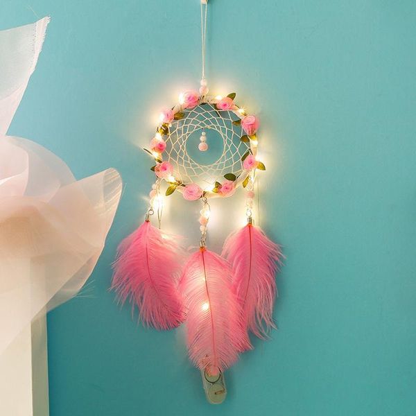decorative objects & figurines night lights dreamcatcher with lighting home hanging handmade feathers light car wall
decorative objects & figurines night lights dreamcatcher with lighting home hanging handmade feathers light car wall