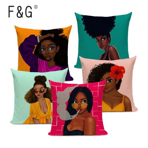 cushion/decorative pillow fashion african american girl painting decorative cushion cover sofa home decor art pillowcase linen pillows 45x45
cushion/decorative pillow fashion african american girl painting decorative cushion cover sofa home decor art pillowcase linen pillows 45x45