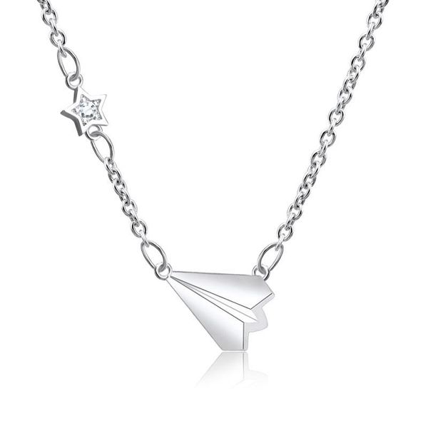2021 new silver color short chain necklace for women childhood airplane pendant collier female korean fashion chokers necklaces
2021 new silver color short chain necklace for women childhood airplane pendant collier female korean fashion chokers necklaces