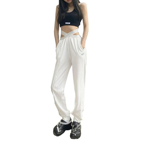 women's pants & capris summer solid color loose slim streetwear casual women bottoms fashion, Black;white
women's pants & capris summer solid color loose slim streetwear casual women bottoms fashion, Black;white