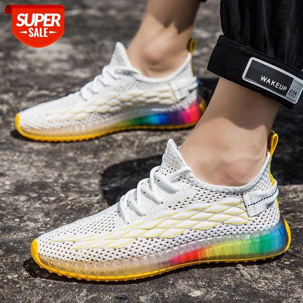 summer tide shoes, colorful bottom, fish scale pattern, men's flying woven sports casual breathable mesh shoes #n093
summer tide shoes, colorful bottom, fish scale pattern, men's flying woven sports casual breathable mesh shoes #n093