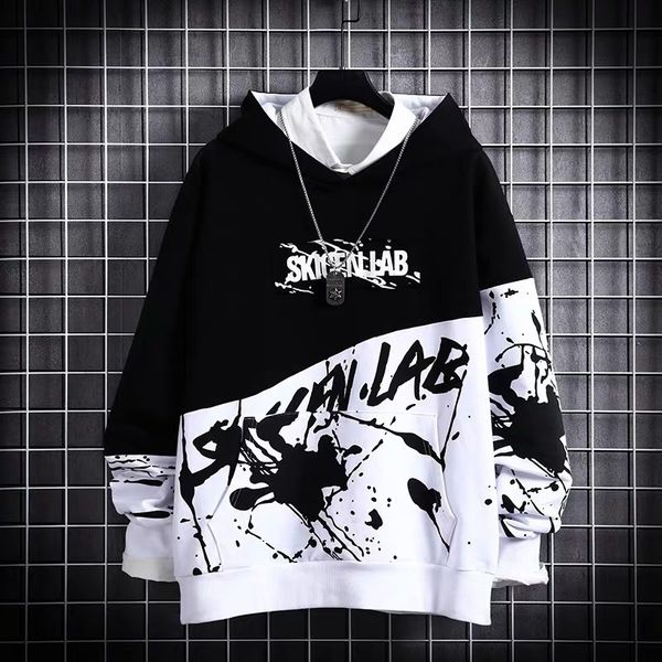mens sweater hip hop hooded sweater men's trend long sleeve new loose coat in autumn fashion brand hoodie, Black
mens sweater hip hop hooded sweater men's trend long sleeve new loose coat in autumn fashion brand hoodie, Black