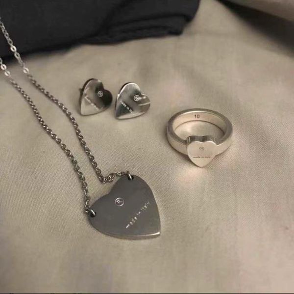 fashion jewelry sets women lady titanium steel 18k plated gold earrings necklaces sets with letter heart pendant with box nrj, Silver
fashion jewelry sets women lady titanium steel 18k plated gold earrings necklaces sets with letter heart pendant with box nrj, Silver
