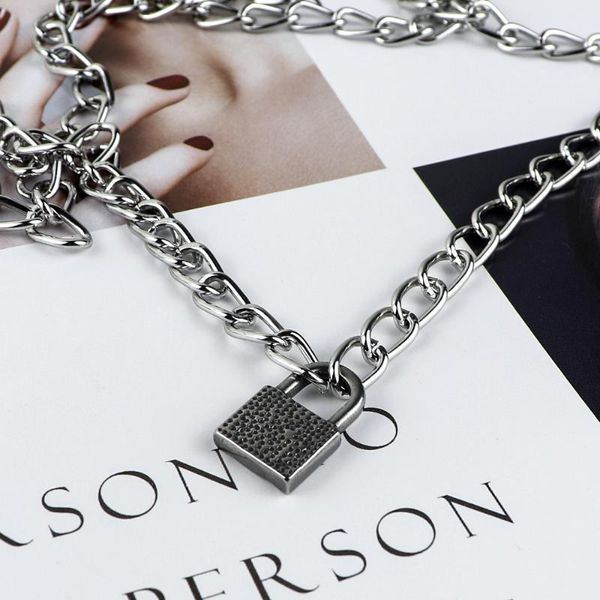chains 2021 trend arival chain gothic punk lock pendant necklace necklaces neck street super cool party, Silver
chains 2021 trend arival chain gothic punk lock pendant necklace necklaces neck street super cool party, Silver