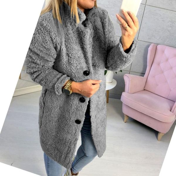 women's fur & faux women teddy coat 2021 autumn winter thick warm fluffy long coats lapel shaggy jackets overcoat plus size outwear, Black
women's fur & faux women teddy coat 2021 autumn winter thick warm fluffy long coats lapel shaggy jackets overcoat plus size outwear, Black