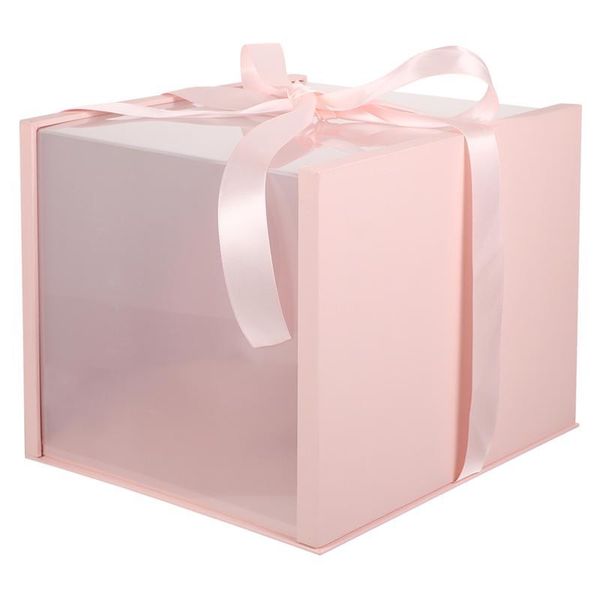 gift wrap 1pc valentine's day flower wrapping box packing case with ribbon acrylic cardboard bouquet boxes
gift wrap 1pc valentine's day flower wrapping box packing case with ribbon acrylic cardboard bouquet boxes