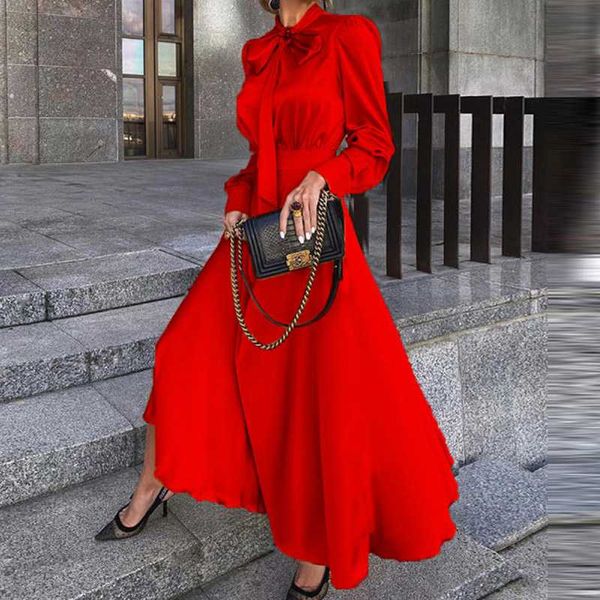 casual dresses elegant women bowknot collar formal party dress autumn waist slim long sleeve fashion big swing princess vestidos, Black;gray
casual dresses elegant women bowknot collar formal party dress autumn waist slim long sleeve fashion big swing princess vestidos, Black;gray