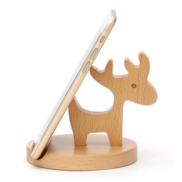 other home decor reindeer design natural wooden phone stand with oval bottom base table beech animal figurines cellphone storage rack
other home decor reindeer design natural wooden phone stand with oval bottom base table beech animal figurines cellphone storage rack