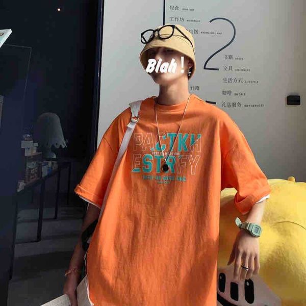 men's t-shirts 2021 summer letter printing short-sleeved trendy hip-hop loose half-sleeved ins personality, White;black
men's t-shirts 2021 summer letter printing short-sleeved trendy hip-hop loose half-sleeved ins personality, White;black
