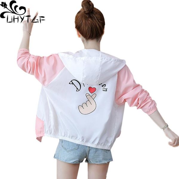 women's jackets uhytgf short sun protection clothing women hooded anti-uv breathable thin summer jacket 2021 outdoor 2xl plus size coat, Black;brown
women's jackets uhytgf short sun protection clothing women hooded anti-uv breathable thin summer jacket 2021 outdoor 2xl plus size coat, Black;brown