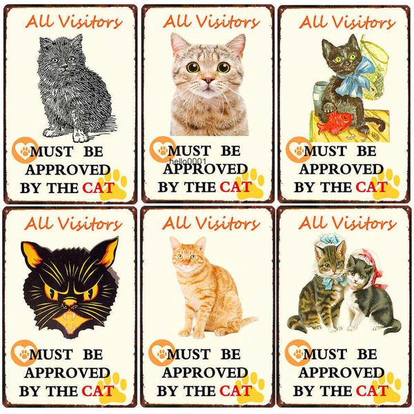 all visitors must be approved by the cat funny vintage metal sign garden backyard cafe bar wall decoration kitty plate n415
all visitors must be approved by the cat funny vintage metal sign garden backyard cafe bar wall decoration kitty plate n415
