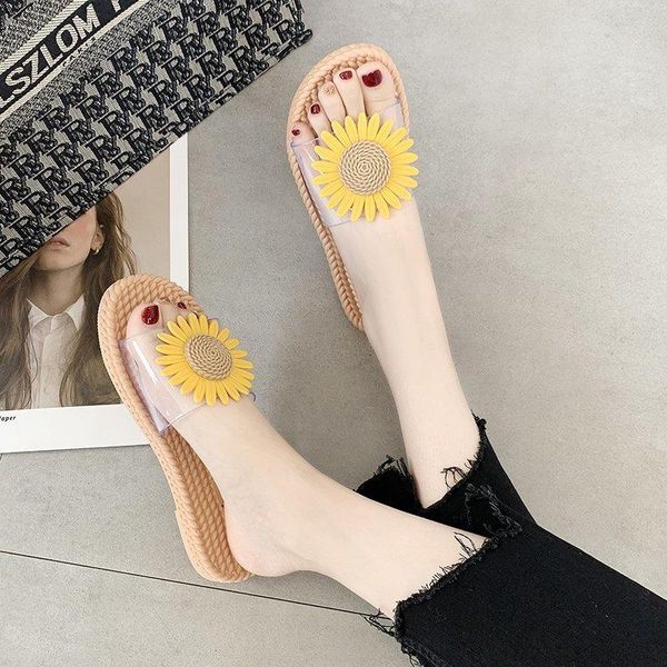 slippers clear summer flower flats sandals women shoes mules slides peep toe transparent mid-heels female casual, Black
slippers clear summer flower flats sandals women shoes mules slides peep toe transparent mid-heels female casual, Black