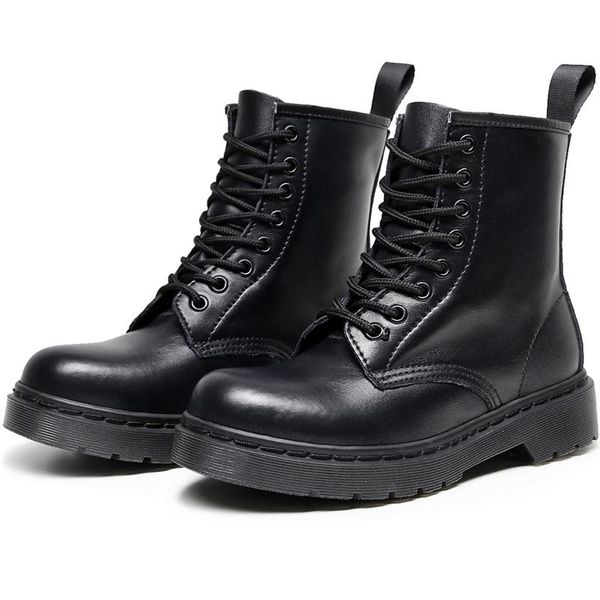 boots genuine leather retro women lace up low heel ankle female short pure black couples casual shoes booties botas
boots genuine leather retro women lace up low heel ankle female short pure black couples casual shoes booties botas