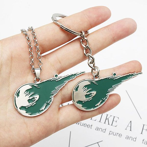 pendant necklaces final fantasy 7 meteor key chain pendants game trinket jewelry keyrings women men chains accessories llavero, Silver
pendant necklaces final fantasy 7 meteor key chain pendants game trinket jewelry keyrings women men chains accessories llavero, Silver