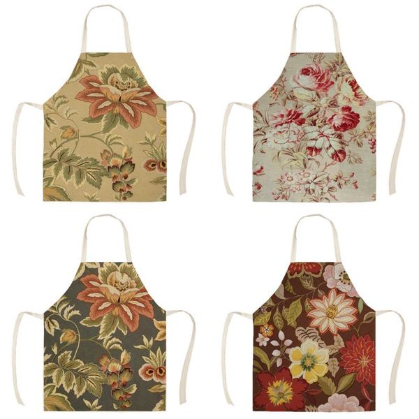 aprons creative classical flower apron children kitchen linen printing household cleaning cooking antifouling
aprons creative classical flower apron children kitchen linen printing household cleaning cooking antifouling