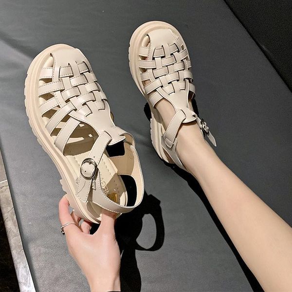 sandals summer 2021 women shoes woven hollow roman style baotou fashion casual wild platform, Black
sandals summer 2021 women shoes woven hollow roman style baotou fashion casual wild platform, Black