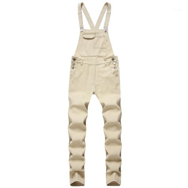 men's jeans 2021 style strap denim jumpsuit youth slim casual khaki overall, Blue
men's jeans 2021 style strap denim jumpsuit youth slim casual khaki overall, Blue