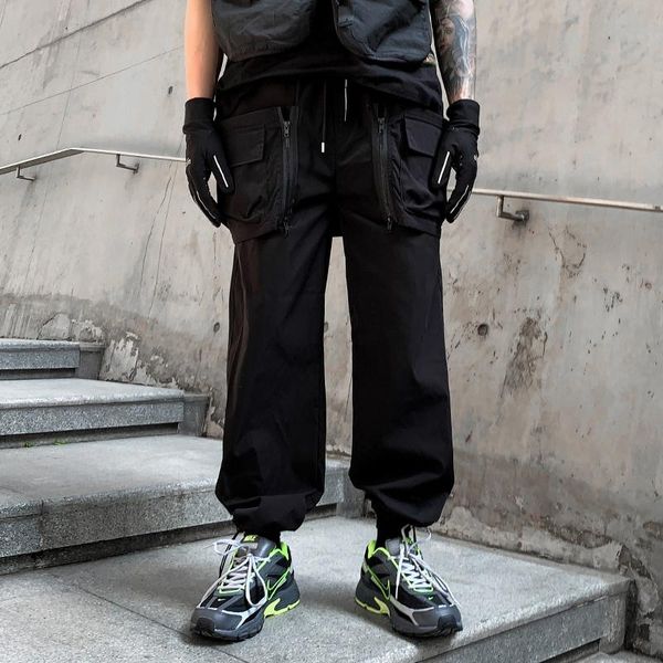 hip hop boy multi-pocket elastic waist design harem pant men streetwear punk casual trousers jogger male 2021 new black pants
hip hop boy multi-pocket elastic waist design harem pant men streetwear punk casual trousers jogger male 2021 new black pants