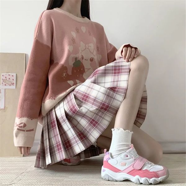 women's sweaters japanese-style sweatshirt for women, fluffy women's clothing with japanese cartoon, neck sweater girls and spring, White;black
women's sweaters japanese-style sweatshirt for women, fluffy women's clothing with japanese cartoon, neck sweater girls and spring, White;black