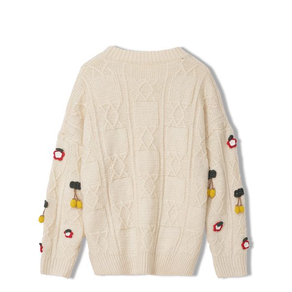 flowers 3d women's knitted sweater jumpers pull femme sleeve mujer sueteres t1332 s32u, White;black
flowers 3d women's knitted sweater jumpers pull femme sleeve mujer sueteres t1332 s32u, White;black