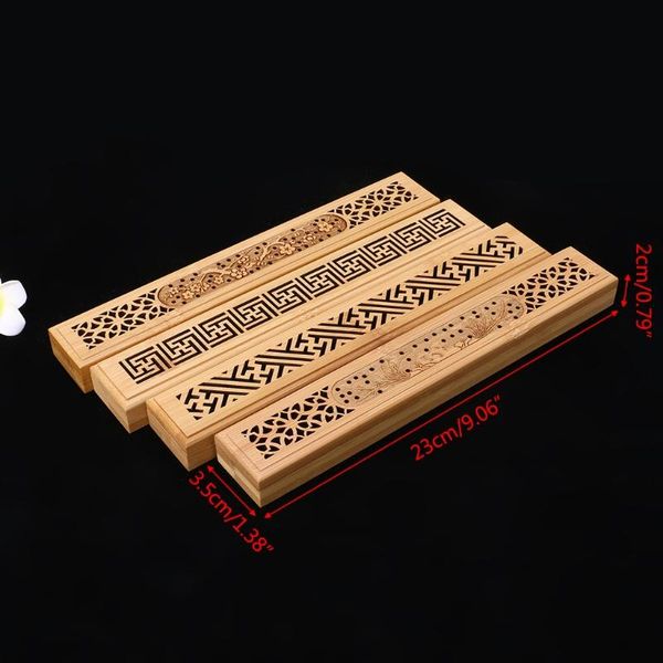 fragrance lamps axye wood incense burner retro hand carving hollow out stick holder box
fragrance lamps axye wood incense burner retro hand carving hollow out stick holder box