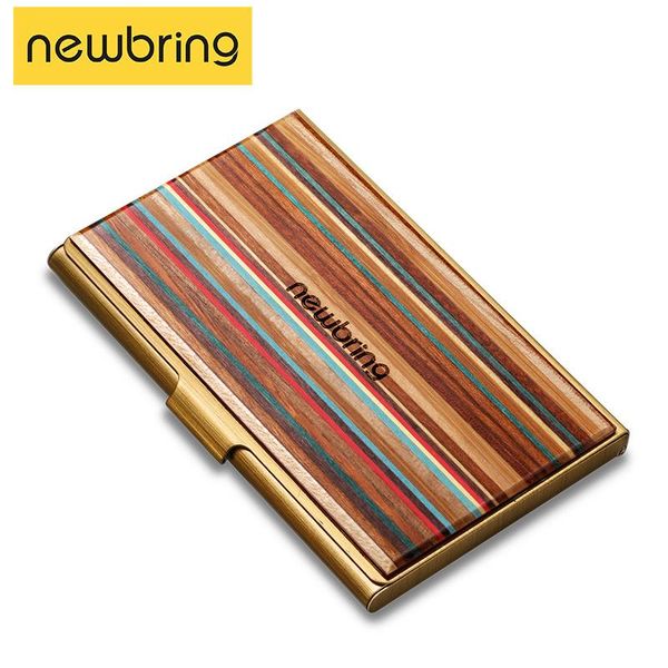 card holders bring business case wood and metal material bank holder for men cards organizer male multifunction bag, Brown;gray
card holders bring business case wood and metal material bank holder for men cards organizer male multifunction bag, Brown;gray