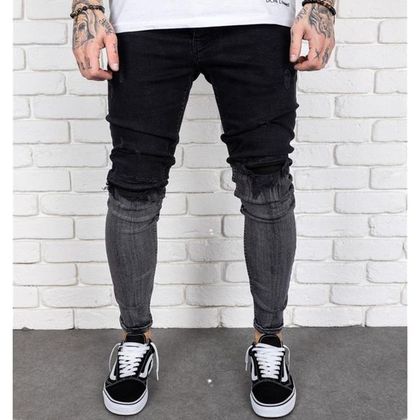 men's jeans 2021 men's casual fashion personality gradient black gray contrast color ripped holes washed denim trousers mens, Blue
men's jeans 2021 men's casual fashion personality gradient black gray contrast color ripped holes washed denim trousers mens, Blue