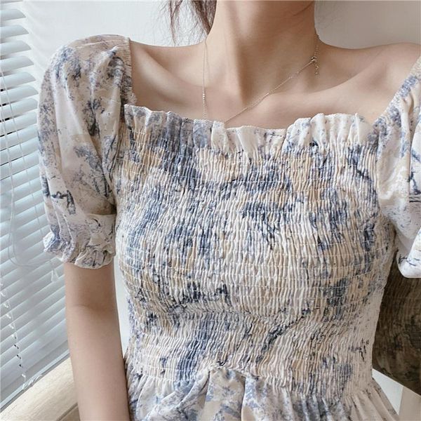 vintage blouse women summer square collar puff sleeve ruffles ladies crop plus size blouses shirts camisas mujer, White
vintage blouse women summer square collar puff sleeve ruffles ladies crop plus size blouses shirts camisas mujer, White