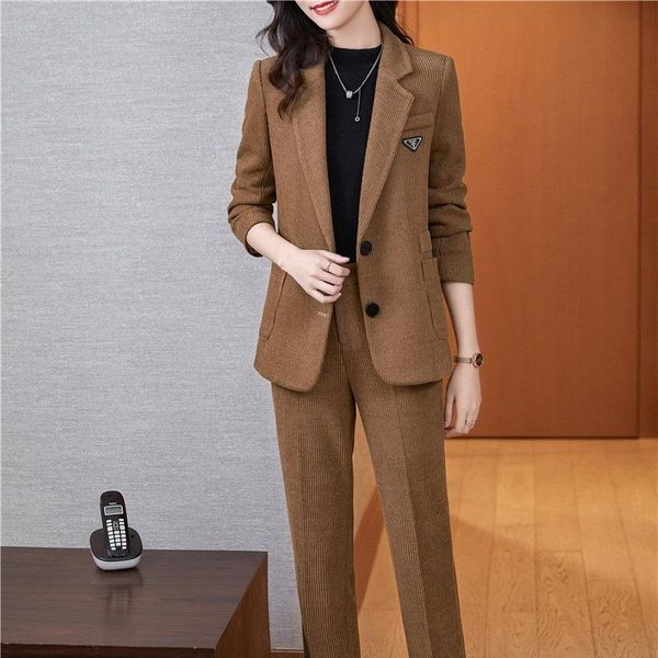 women's two piece pants fall winter women blazer and sets 2 pieces ol styles fashion camel jacket coat formal professional trouser suit, White
women's two piece pants fall winter women blazer and sets 2 pieces ol styles fashion camel jacket coat formal professional trouser suit, White
