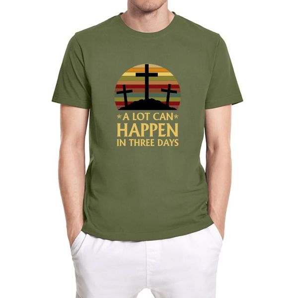 men's t-shirts 2021 t-shirt funny shirt a lot can happen in 3 days christian easter christians bibles 100% cotton tee, White;black
men's t-shirts 2021 t-shirt funny shirt a lot can happen in 3 days christian easter christians bibles 100% cotton tee, White;black