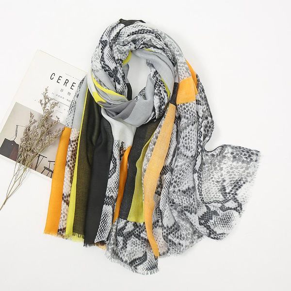scarves snake pattern warm scarf ladies temperament fashion cotton hijab muslim animal printed autumn winter long shawls, Blue;gray
scarves snake pattern warm scarf ladies temperament fashion cotton hijab muslim animal printed autumn winter long shawls, Blue;gray