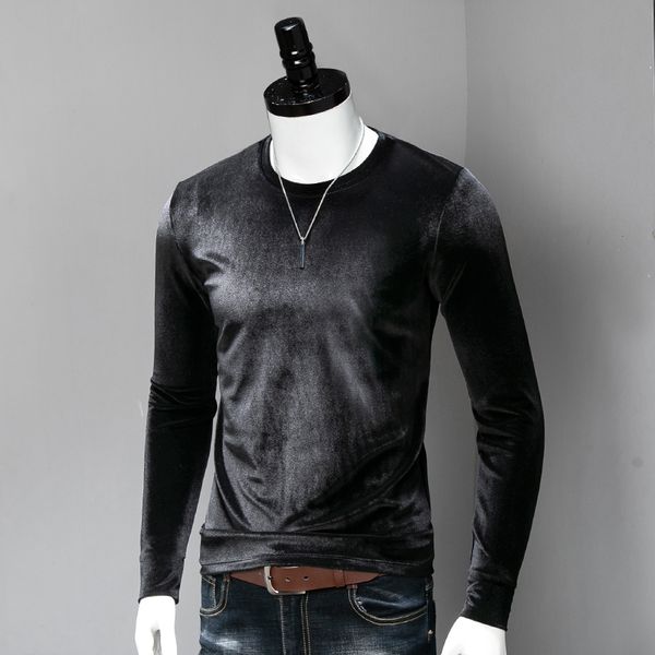 2021 autumn male veet shirt thin fashion long sleeve tshirt npyu, White;black
2021 autumn male veet shirt thin fashion long sleeve tshirt npyu, White;black