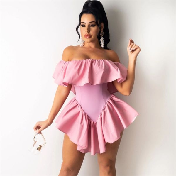 women's jumpsuits & rompers fashion solid color pleated ruffle hem playsuit irregular high waist in summer backless women boh, Black;white
women's jumpsuits & rompers fashion solid color pleated ruffle hem playsuit irregular high waist in summer backless women boh, Black;white
