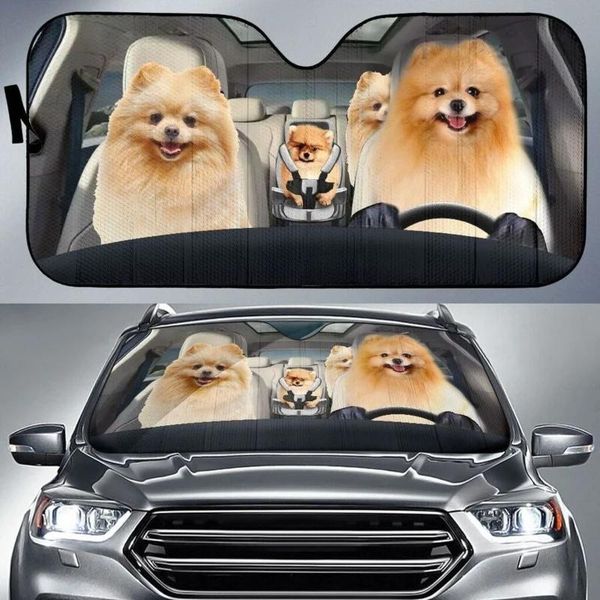 car sunshade instantarts adorable pomeranian prints universal windshield sun shade fold-up for windshields cover
car sunshade instantarts adorable pomeranian prints universal windshield sun shade fold-up for windshields cover