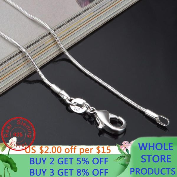 chains lmnzb classic lobster clasp basic snake round chain thin 1mm 925 sterling silver chokers necklaces women jewelry accessories n01
chains lmnzb classic lobster clasp basic snake round chain thin 1mm 925 sterling silver chokers necklaces women jewelry accessories n01