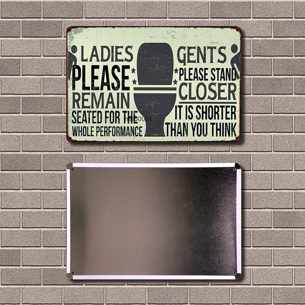 powder room great minds rules welcome tin poster metal sign home decor bar wall art painting 20*30 cm size lat-20
powder room great minds rules welcome tin poster metal sign home decor bar wall art painting 20*30 cm size lat-20