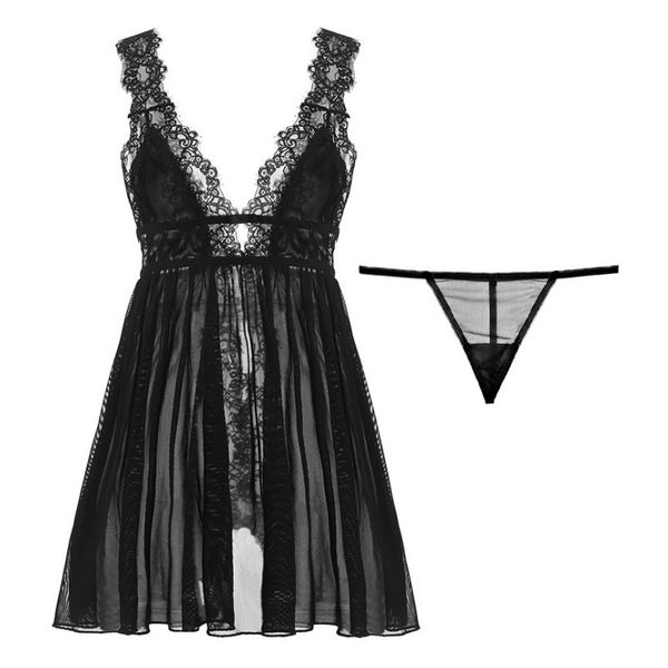summer womens sleepwear vneck nightdress casual nightgown comfortable lace pajama solid color bifurcation nightwear sy022602, Black;white
summer womens sleepwear vneck nightdress casual nightgown comfortable lace pajama solid color bifurcation nightwear sy022602, Black;white