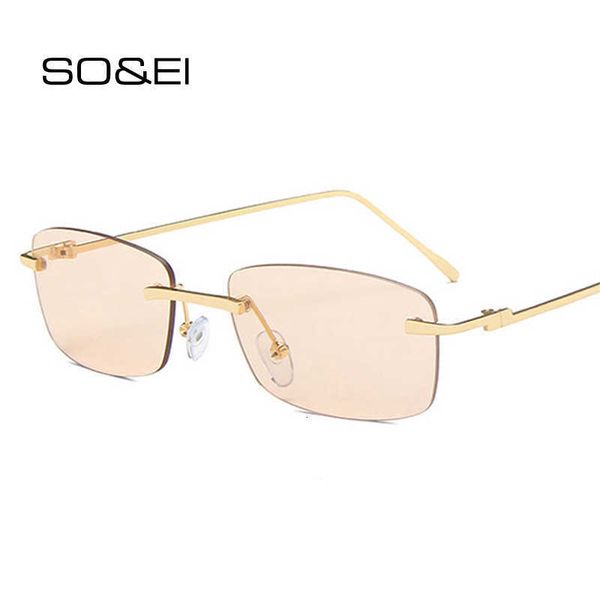 sun glasses so&ei fashion small rectangle rimless glasses women vintage clear ocean lens eyewear men gradient shades uv400, White;black
sun glasses so&ei fashion small rectangle rimless glasses women vintage clear ocean lens eyewear men gradient shades uv400, White;black
